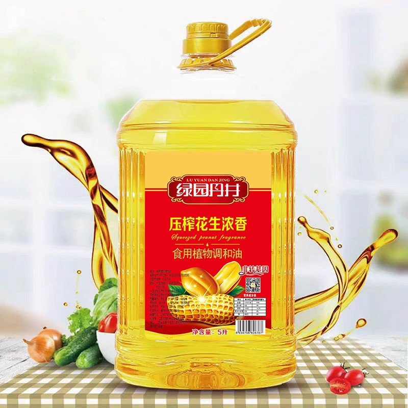 腾龙公司官方网站 压榨花生浓香食用植物调和油 5L