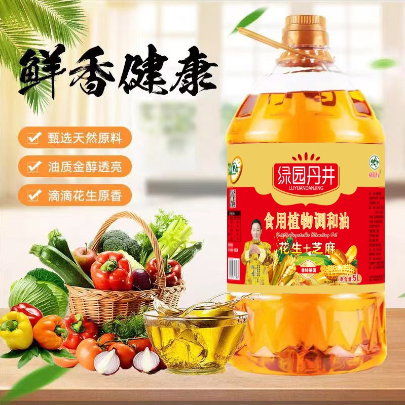 腾龙公司官方网站 花生+芝麻食用植物调和油5L
